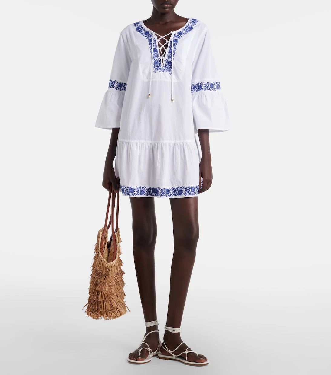 Heidi Klein - Cannes cotton beach cover-up