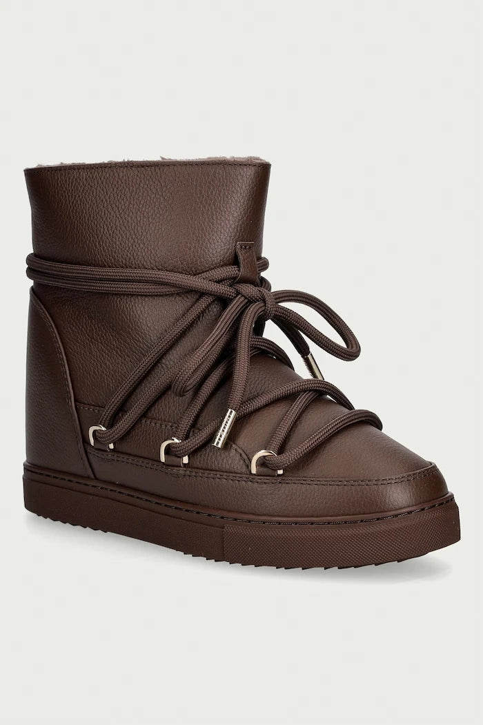 Inuikii Full Leather Wedge Kadın Deri Kar Botu