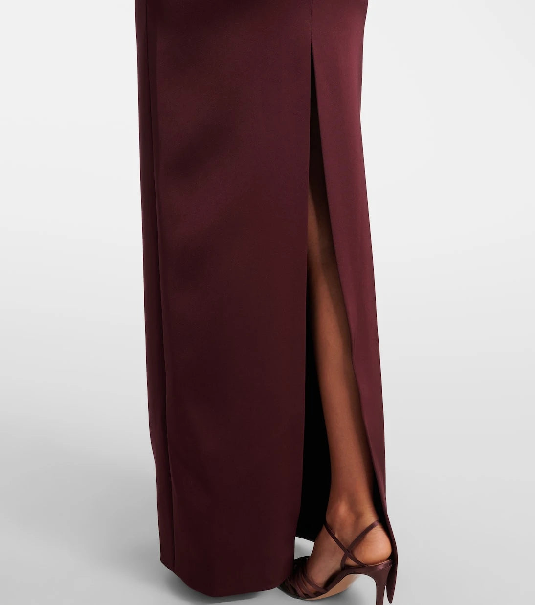 David Koma - Asymmetric satin gown