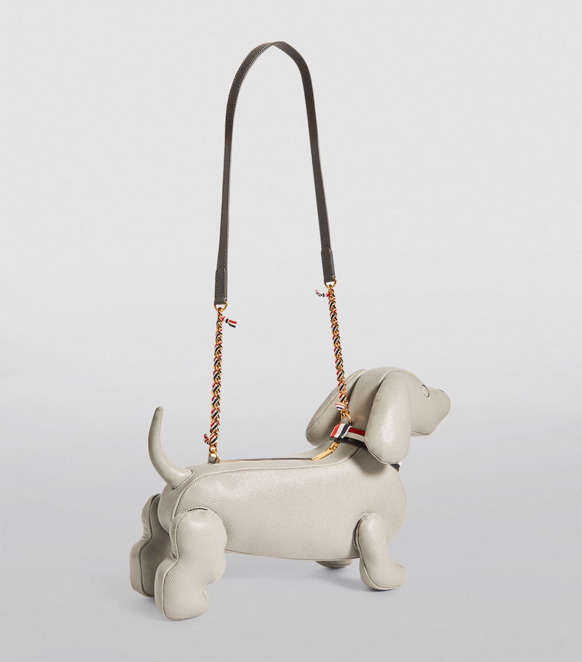 Thom Browne Grey Mini Hector Cross-Body Bag