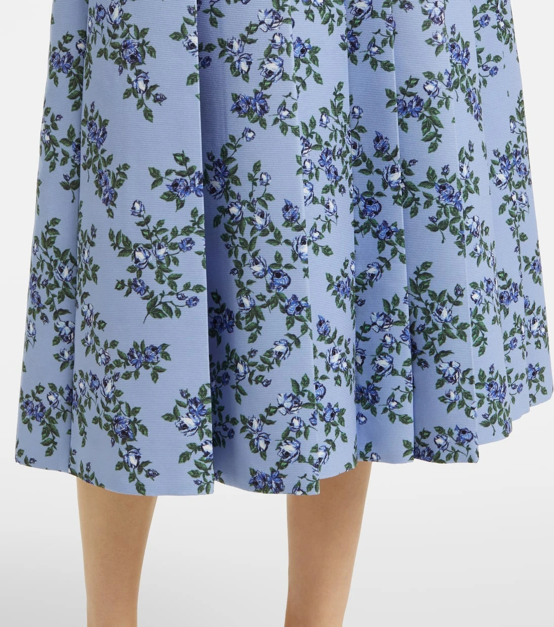 Emilia Wickstead - Adele floral pleated midi dress