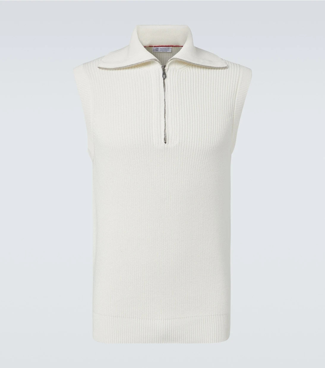 Brunello Cucinelli - Half-zip cotton vest