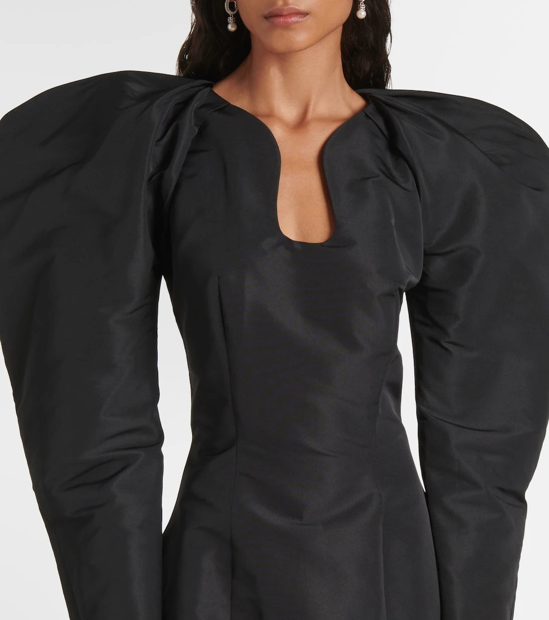 Nina Ricci - Pleated taffeta minidress