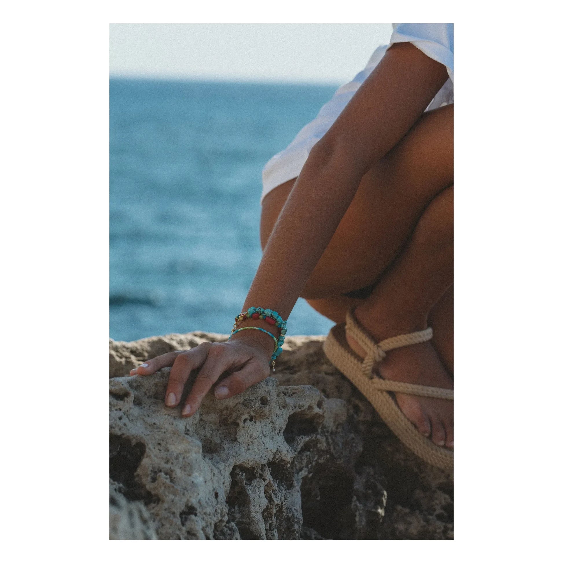 Anni Lu - Tie Dye bracelet | Aqua