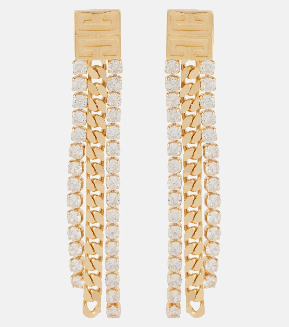 Givenchy - 4G Crystal drop earrings