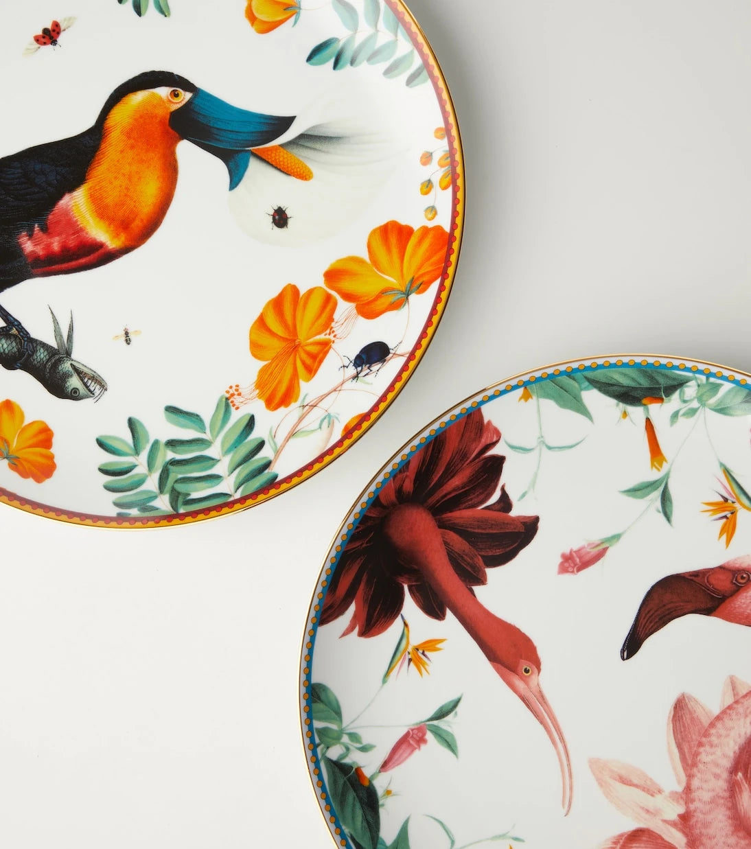 La DoubleJ - Birdbloom porcelain decorative plate