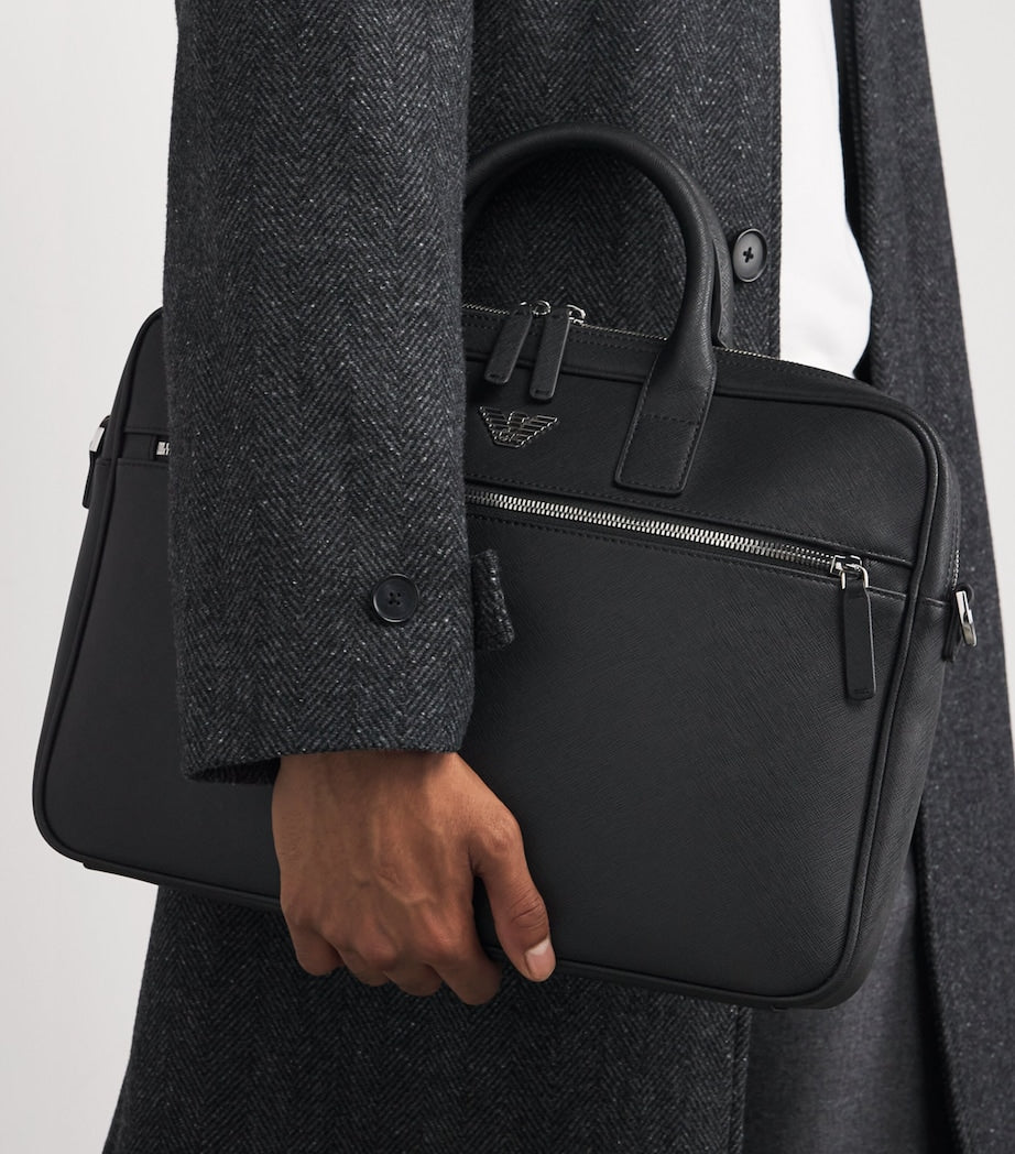 Emporio Armani Leather Briefcase