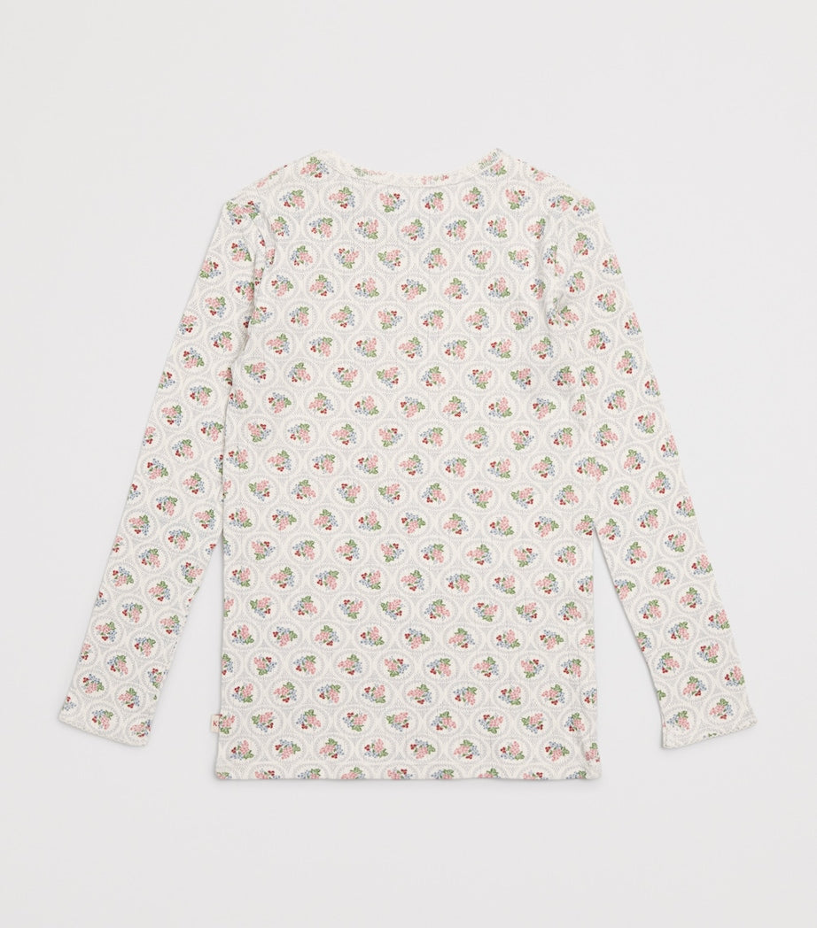 Organic Cotton Floral Blouse (9 Months-4 Years)
