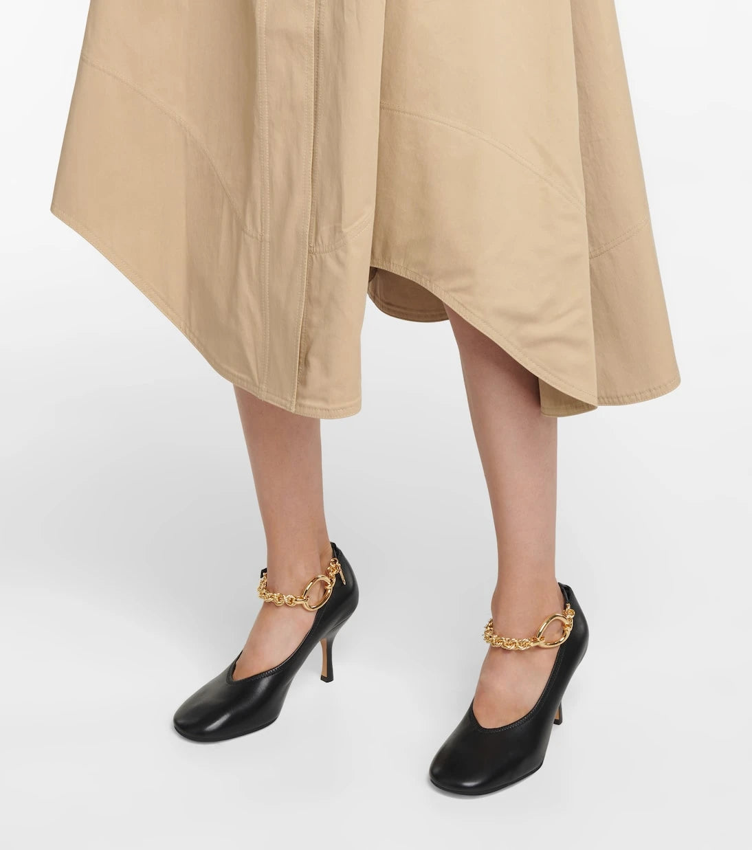 JW Anderson - Embellished leather pumps