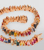 Rose Gold and Rainbow Sapphire Bold Tennis Bracelet