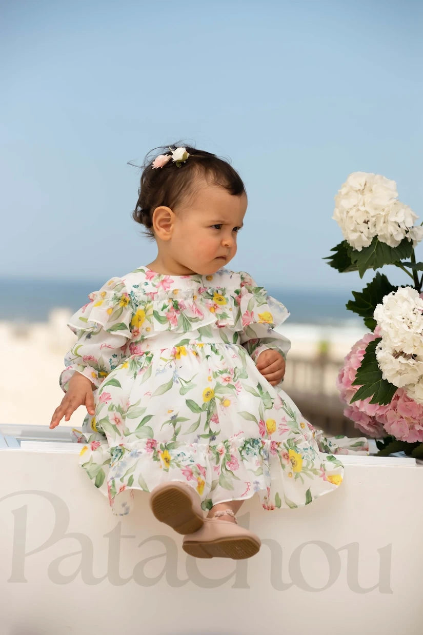 Patachou - Baby ruffled floral dress