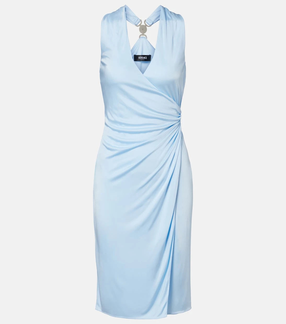 Versace - Medusa '95 ruched jersey minidress