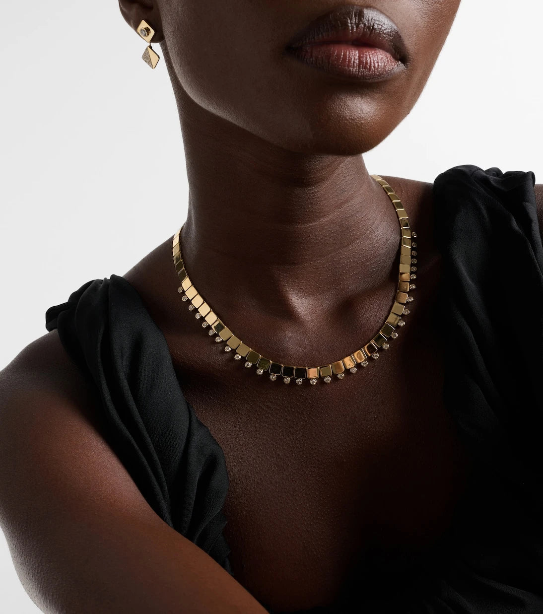 Ileana Makri - 18kt gold necklace with diamonds