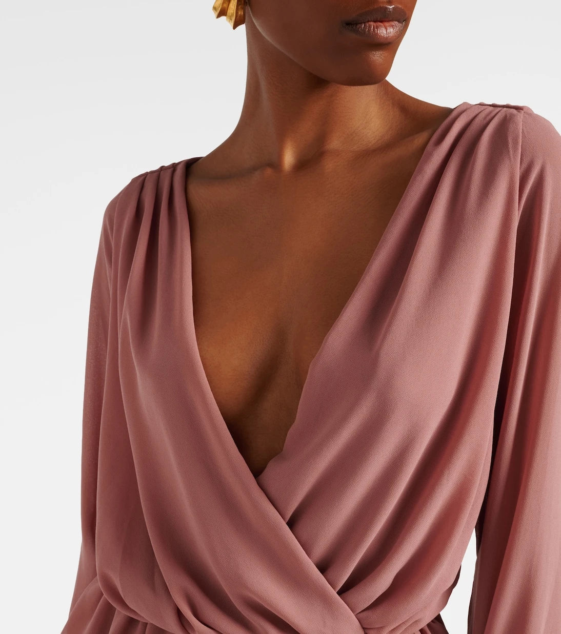 Bananhot - Giselle asymmetric tiered maxi dress