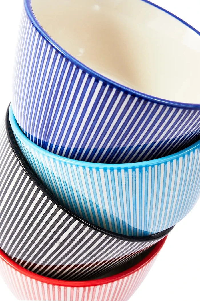 Комплект купички Pols Potten Handpainted 600 ml (4 броя)
