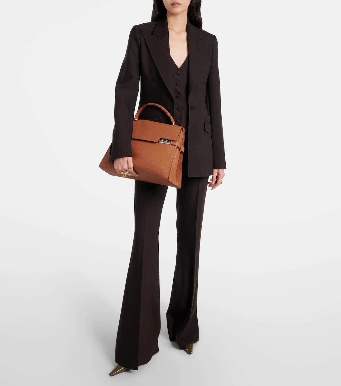 Delvaux - Tempête Large leather tote bag