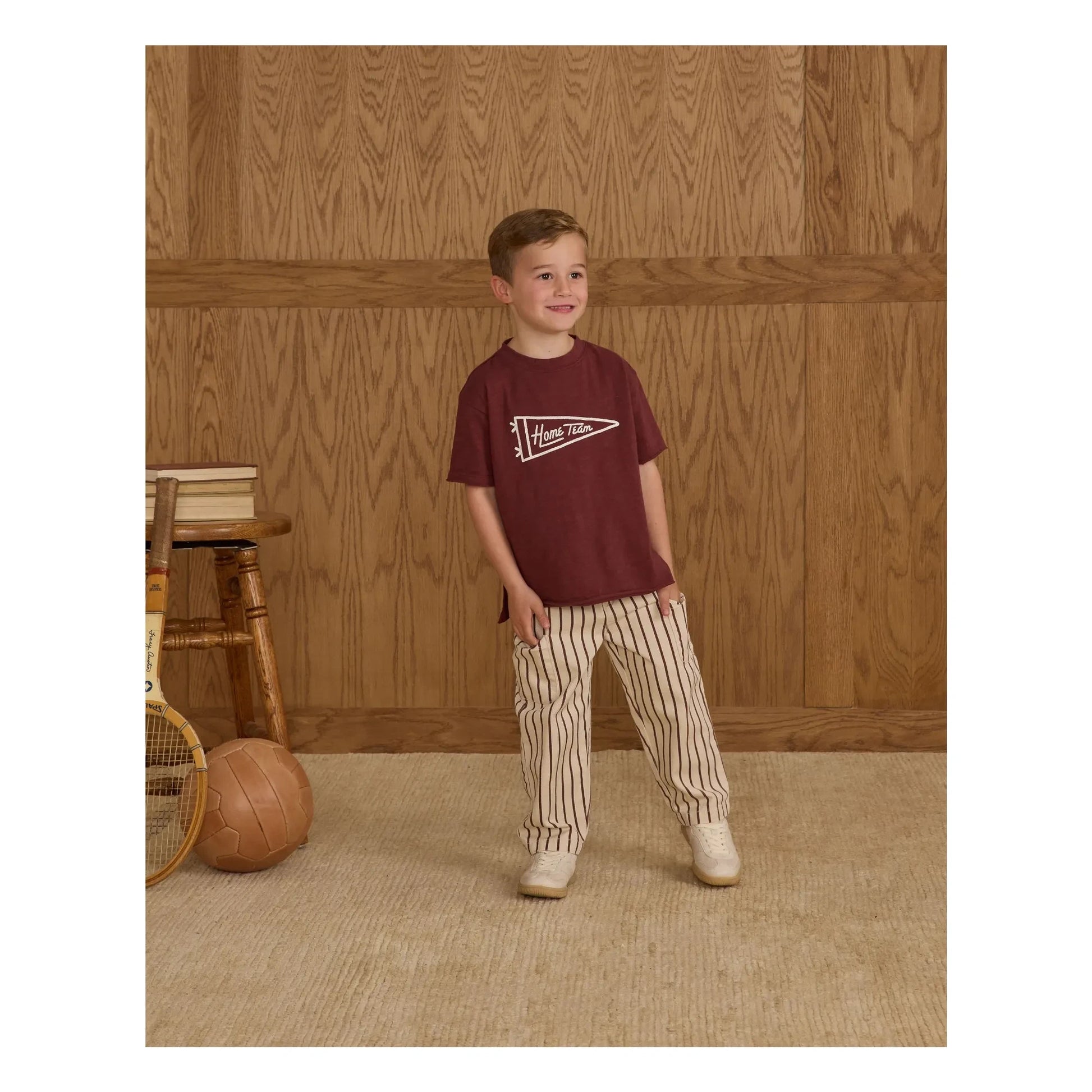Rylee + Cru - Cargo Pants Stripes | Ecru
