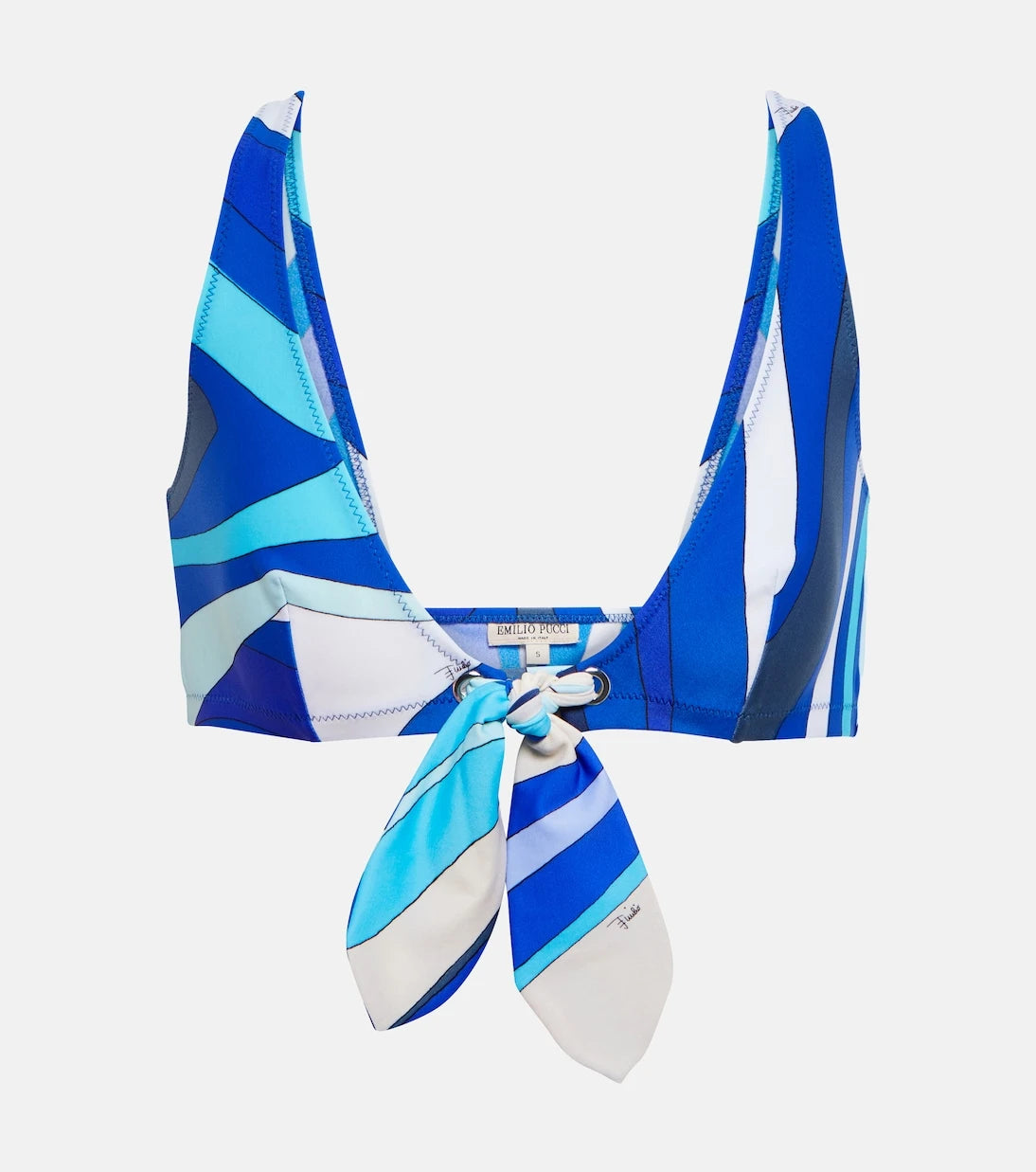 Pucci - Printed bikini top