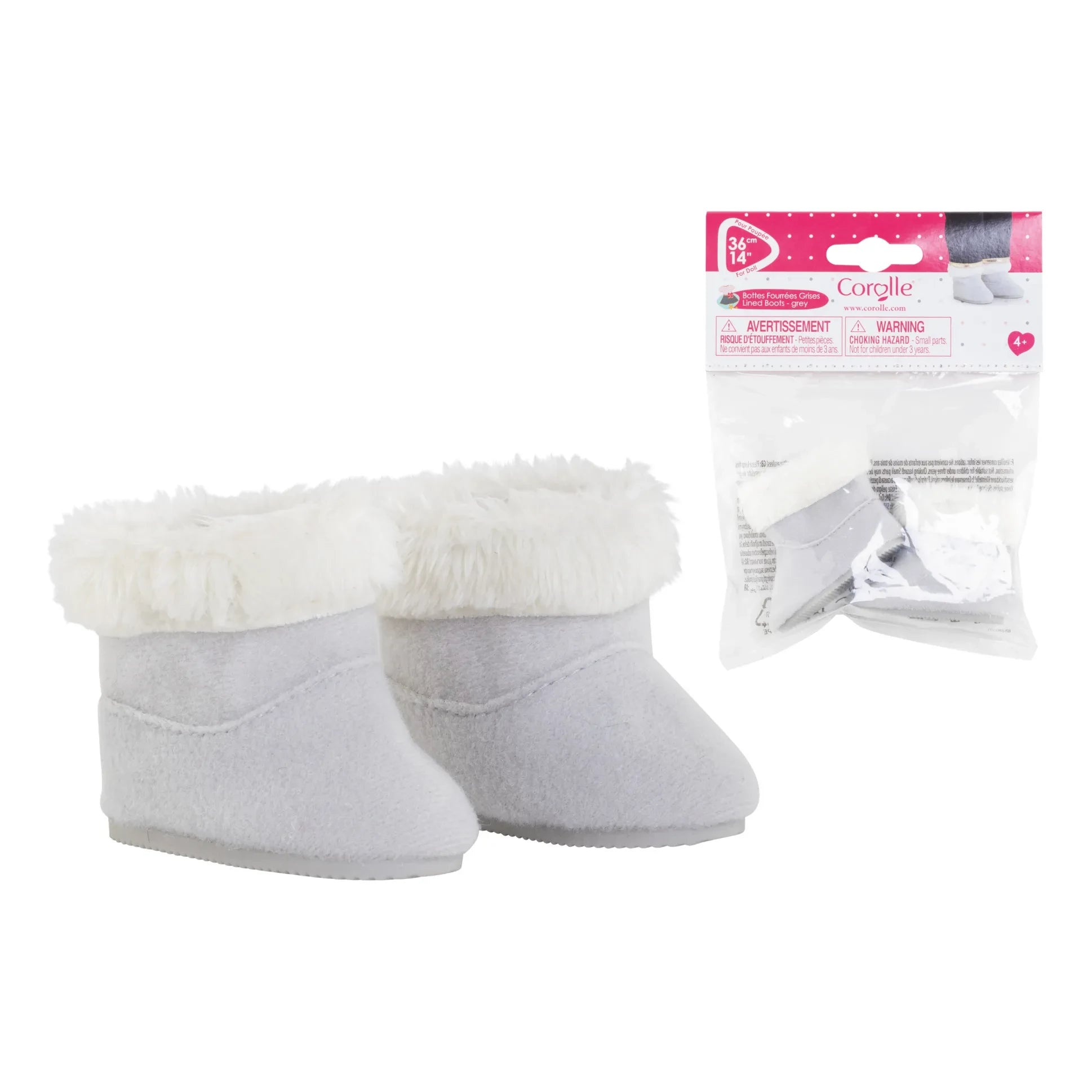 Corolle - Corolle Doll Fur-Lined Boots | Grey
