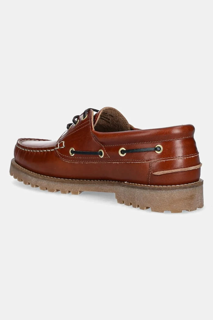 Кожени половинки обувки Barbour Deck