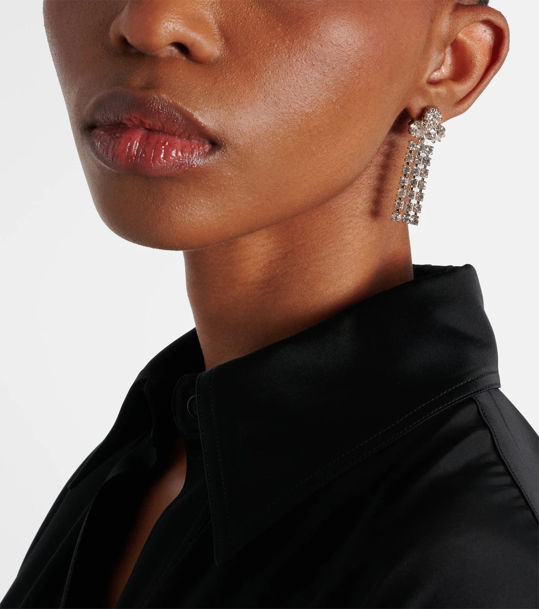 Jil Sander - Crystal-embellished earrings