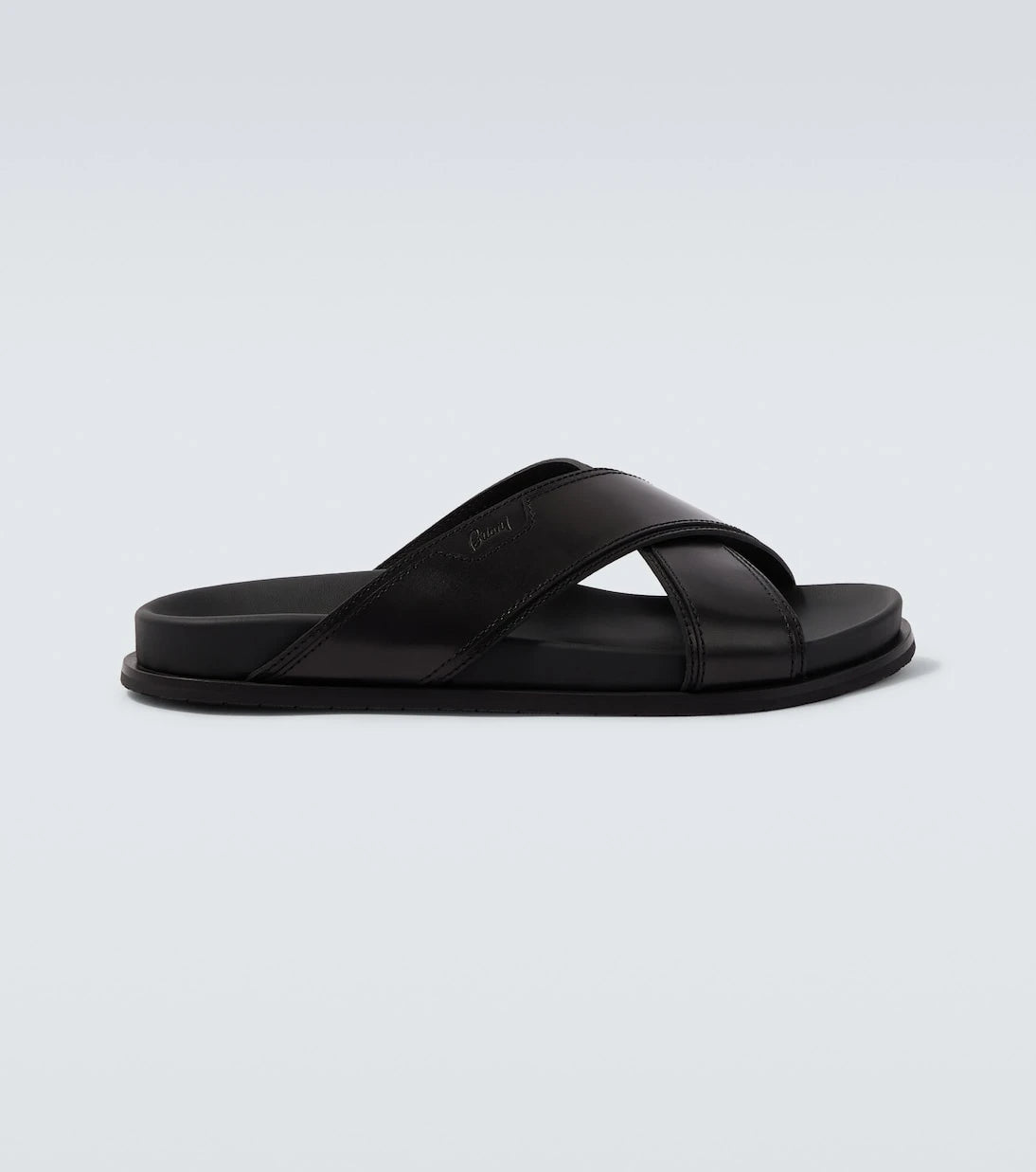 Brioni – Criss-Cross-Lederrutschen