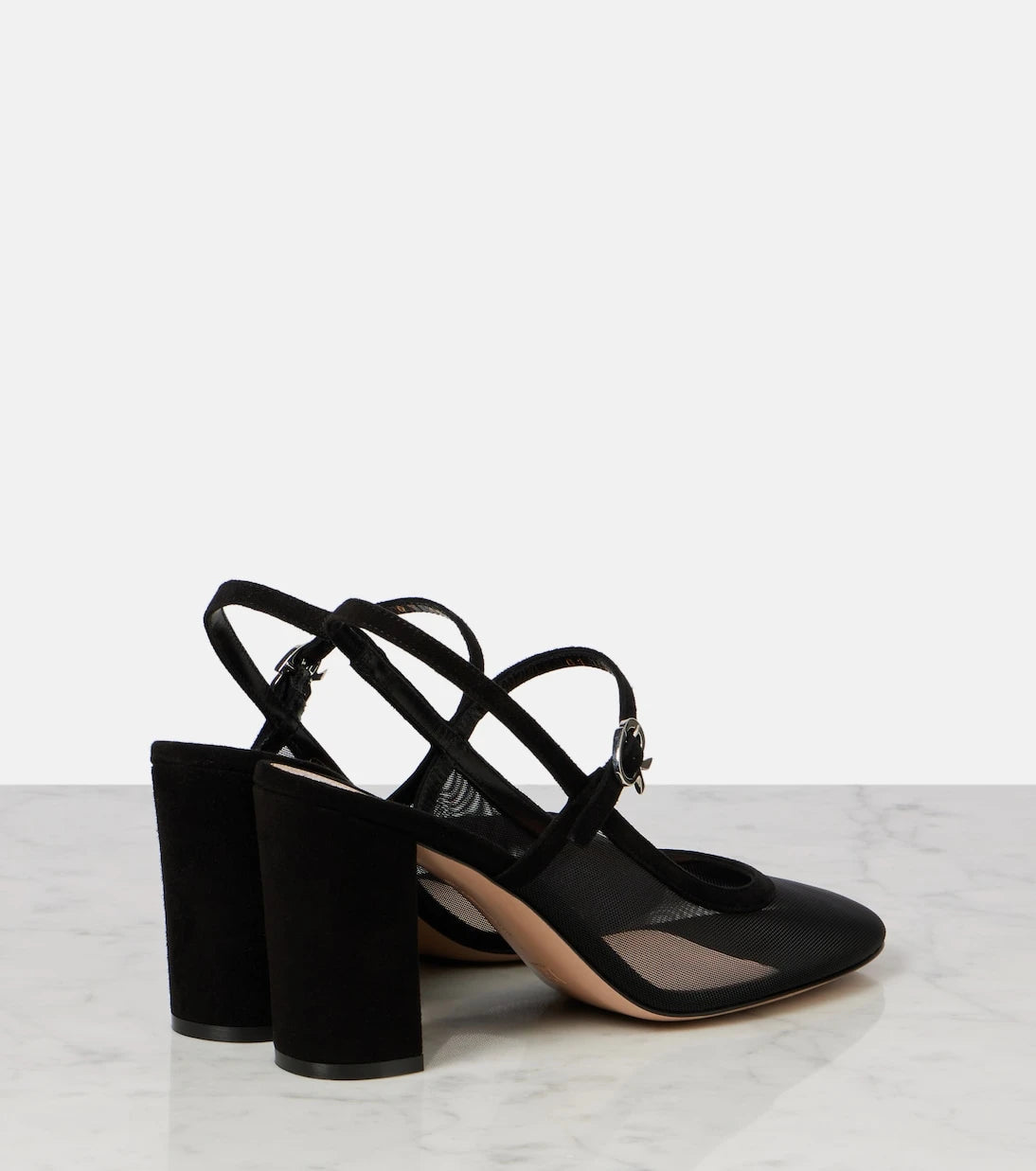 Gianvito Rossi - Francoise 85 leather slingback pumps