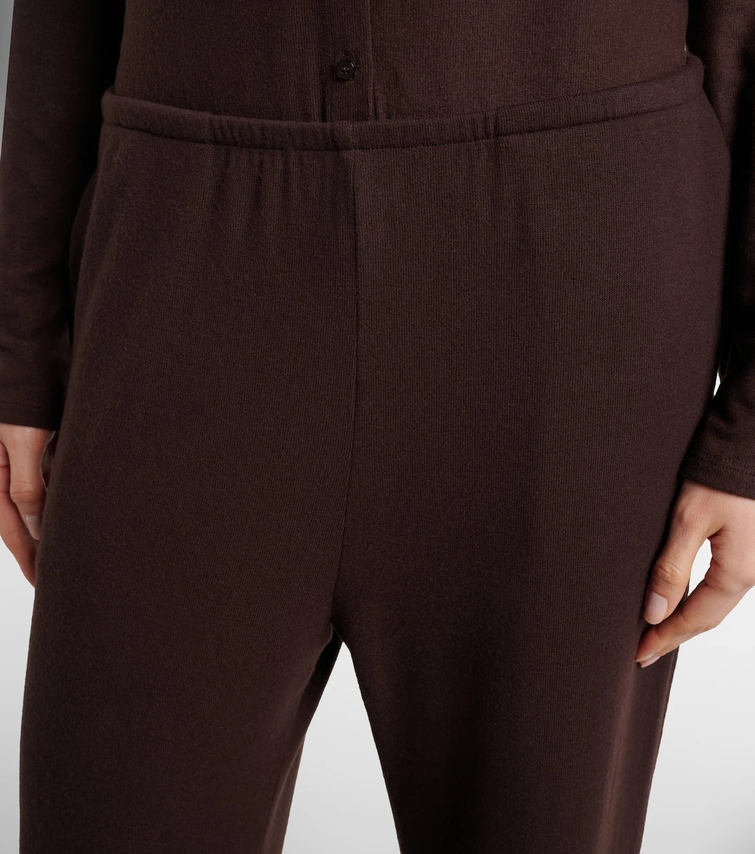 Leset - Lauren jersey wide-leg pants