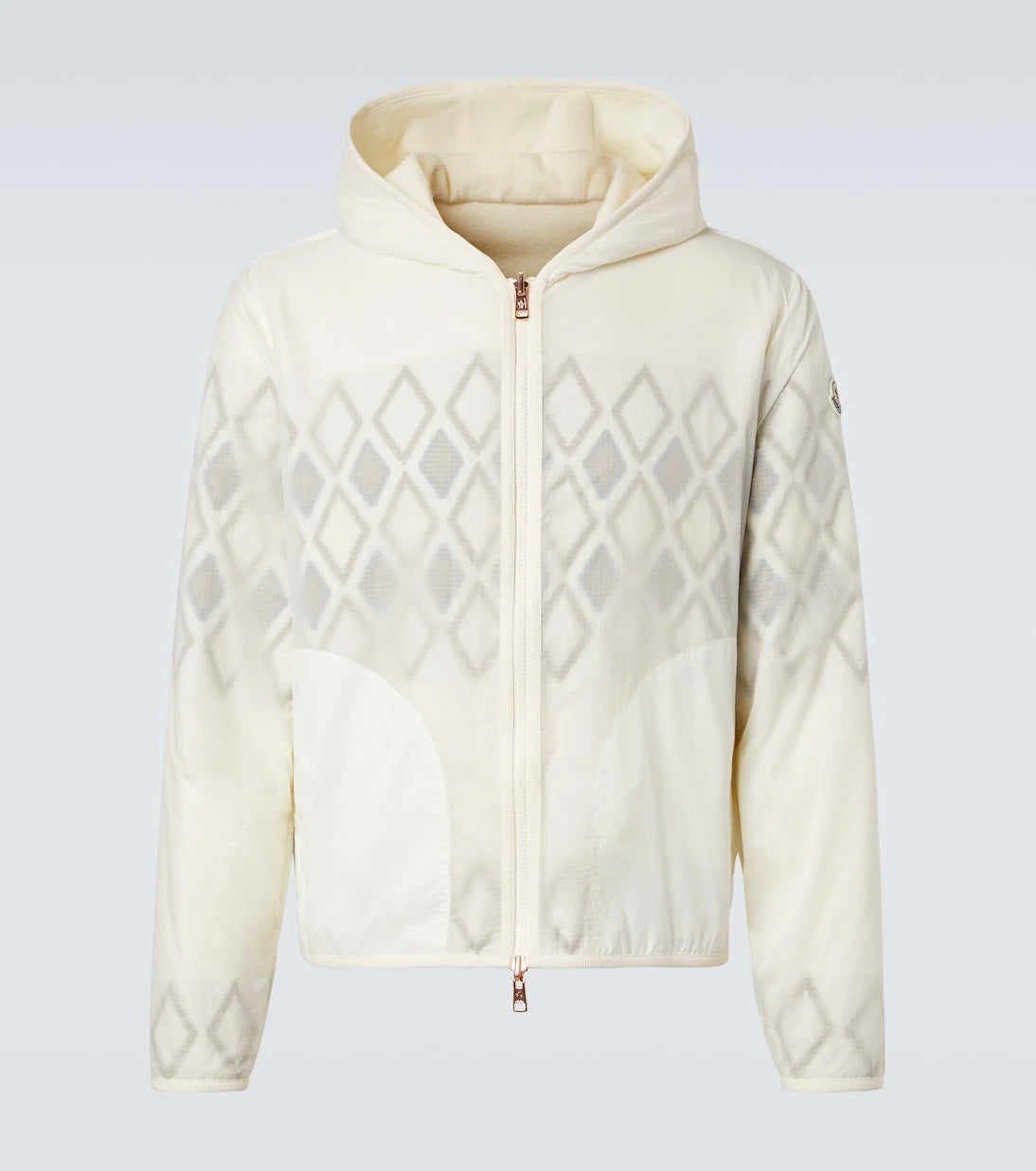 Moncler - Argyle reversible virgin wool jacket