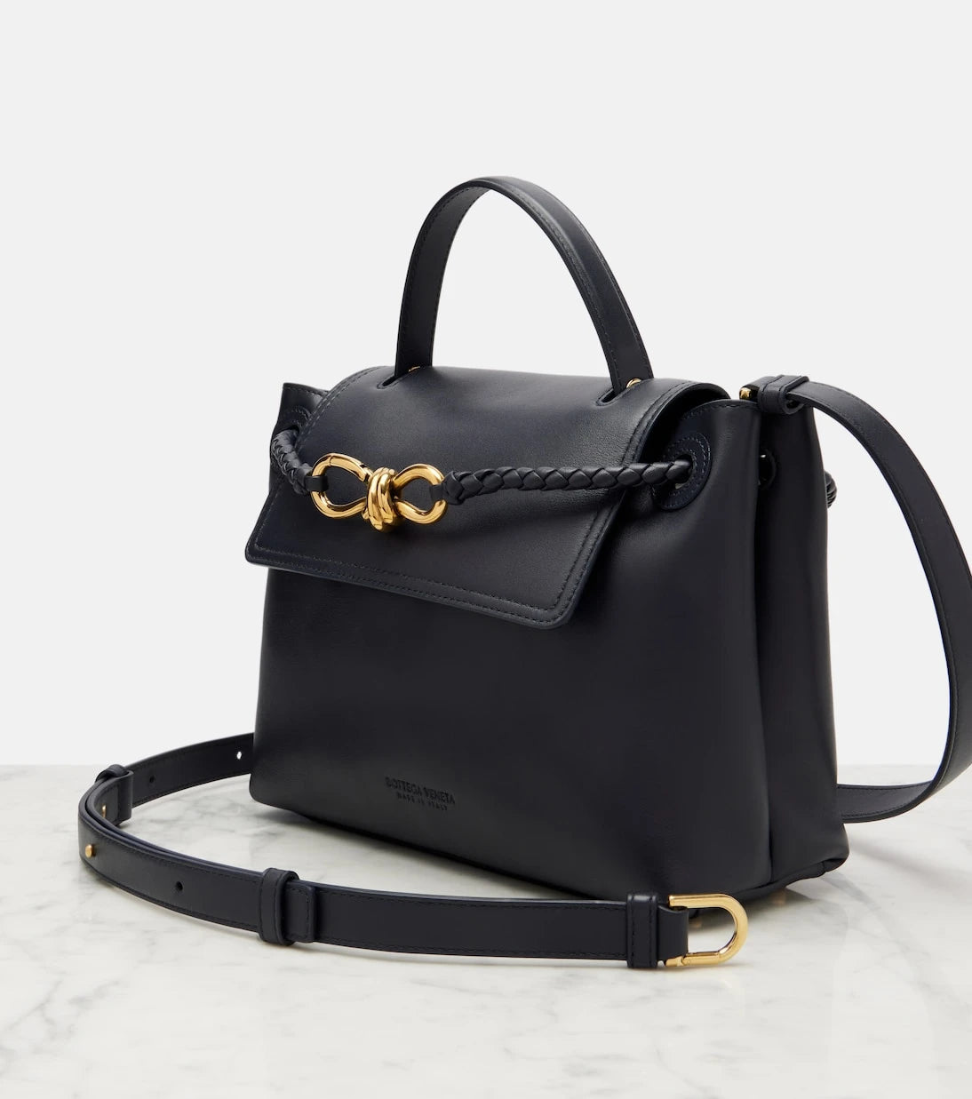Bottega Veneta - حقيبة توت جلد صغيرة Ciao Ciao