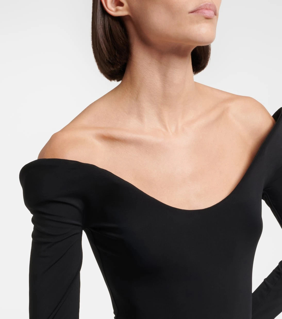 Alaïa - بودي سوت جيرسيه مكشوف الأكتاف
