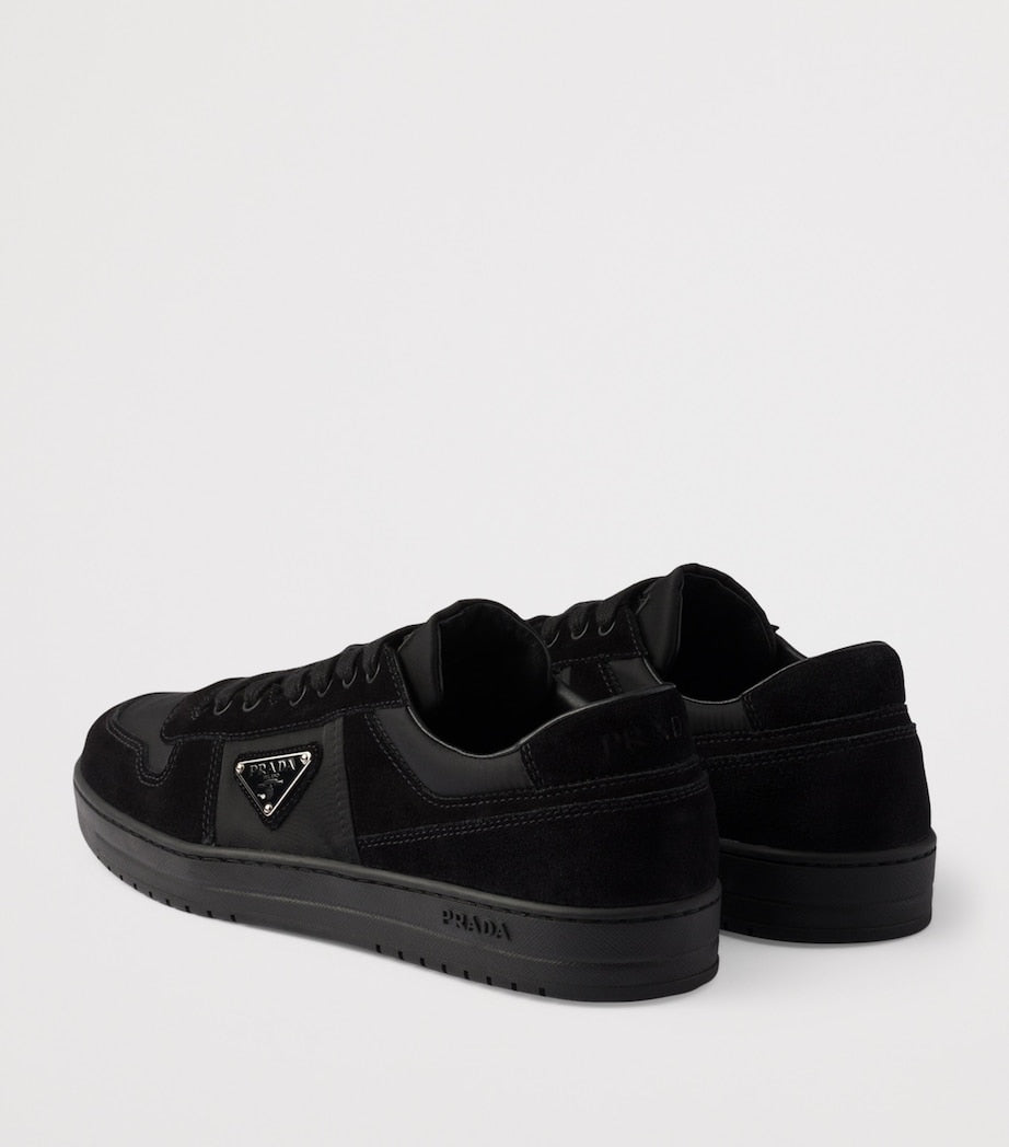 Prada Suede and Re-Nylon Downtown Sneakers