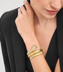 Yellow Gold and Diamond Serpenti Tubogas Bracelet