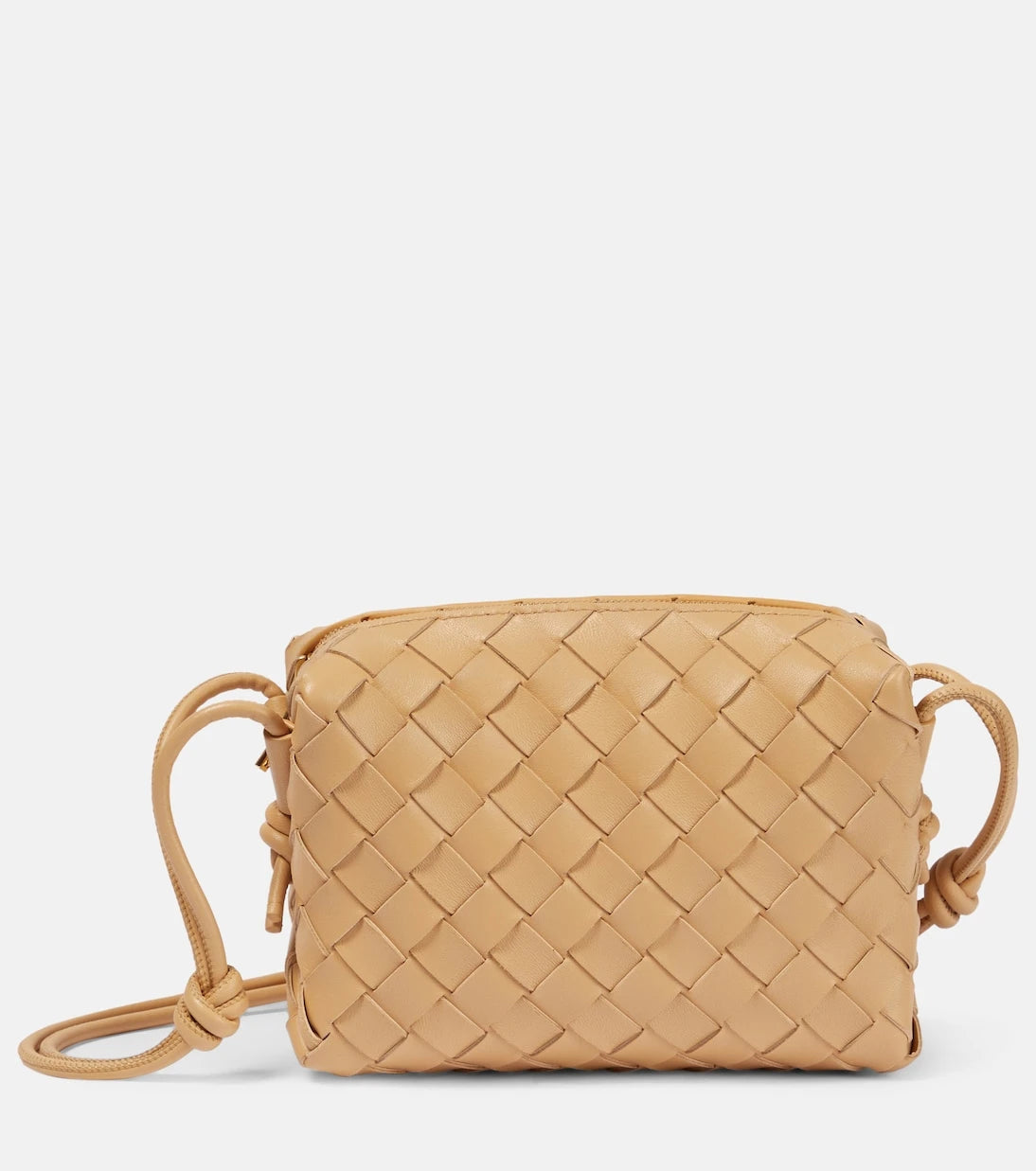 Bottega Veneta - حقيبة كاميرا Loop Mini من الجلد
