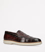 Crocodile Pariaso Low-Top Loafers