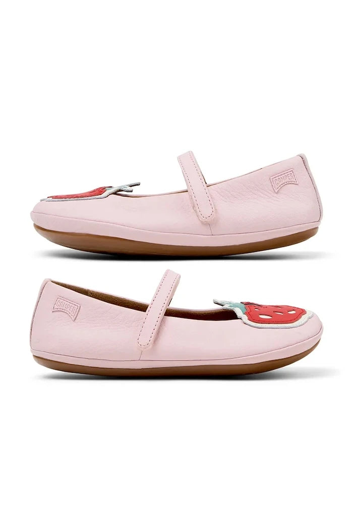 Camper TWS Kids Çocuk Deri Babetler