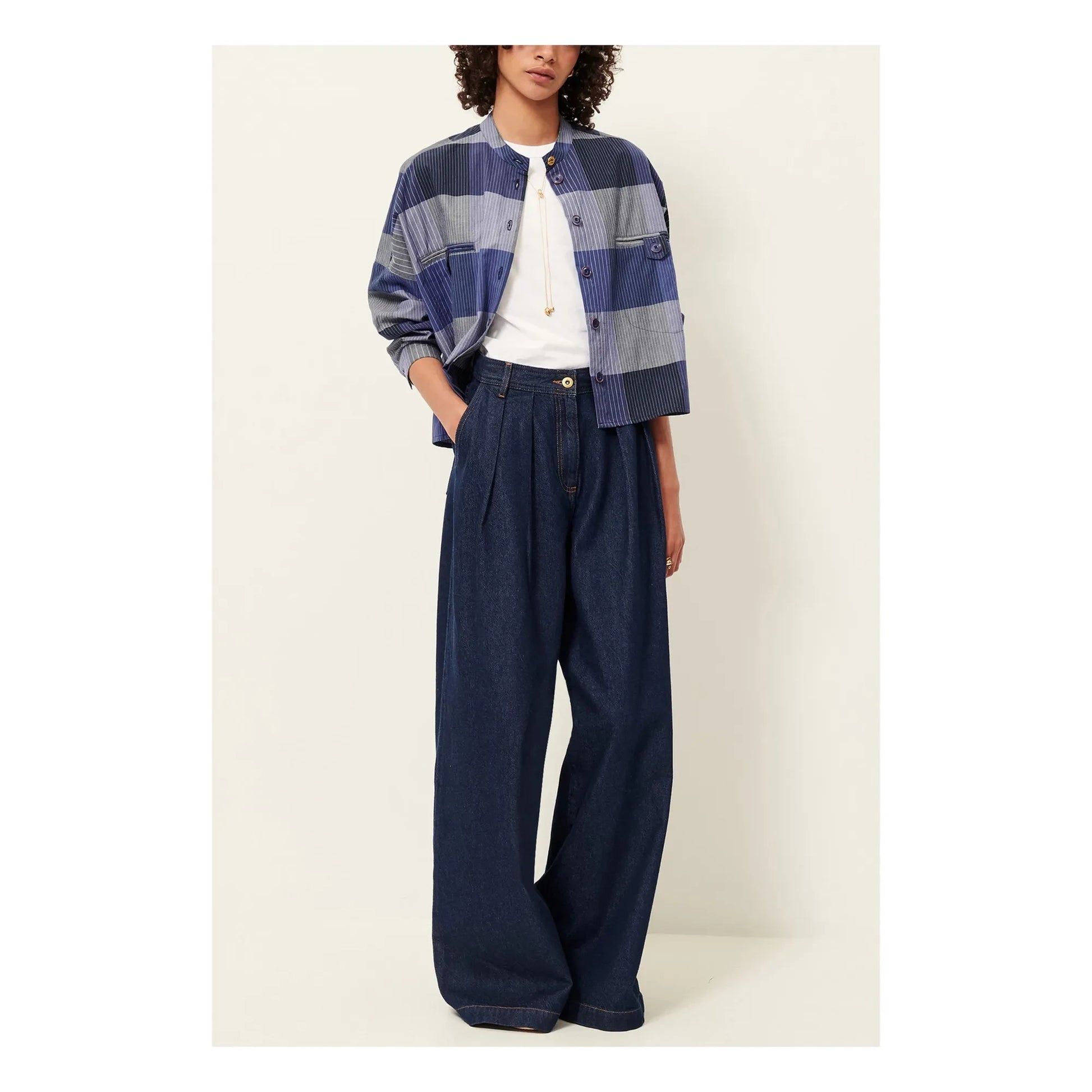 Sessùn - Orregia cotton shirt | Blue