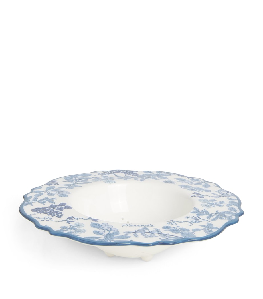 Bone China Toile Tea Strainer