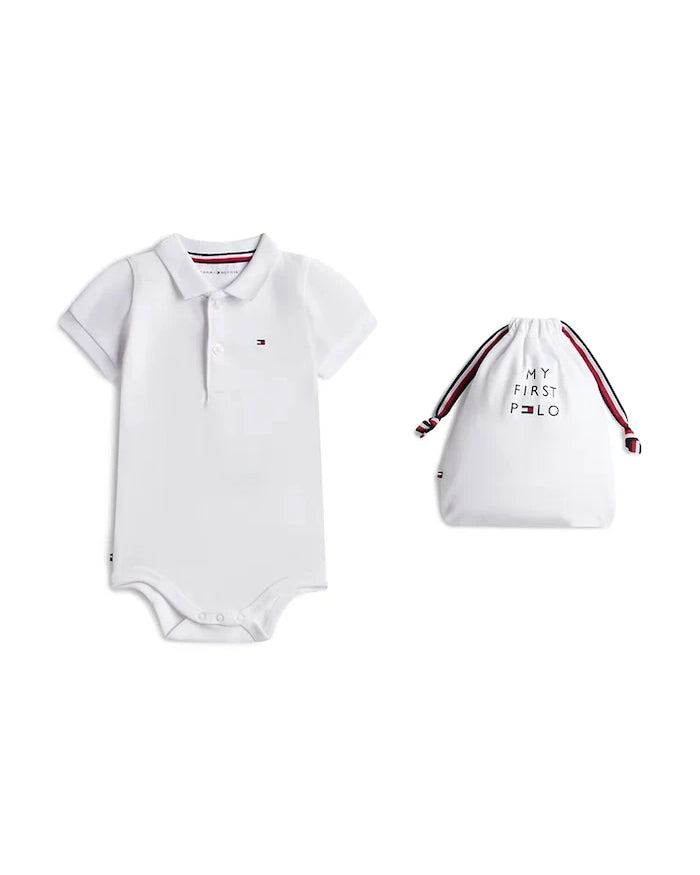 Tommy Hilfiger pamuk ve elastanlı çocuk body