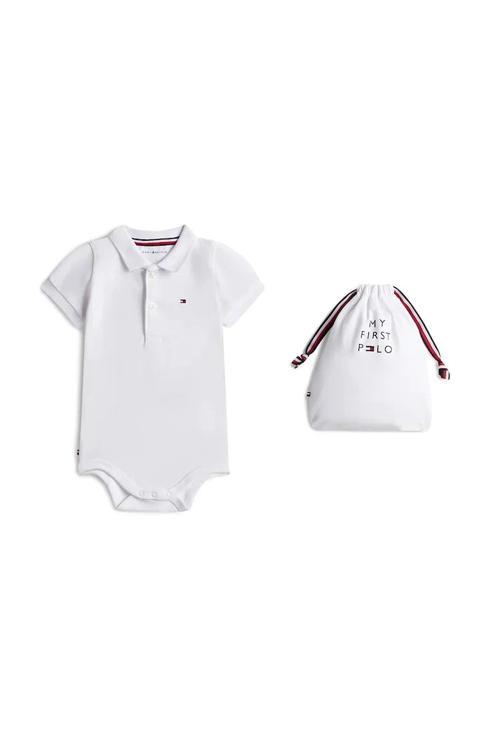 Tommy Hilfiger pamuk ve elastanlı çocuk body