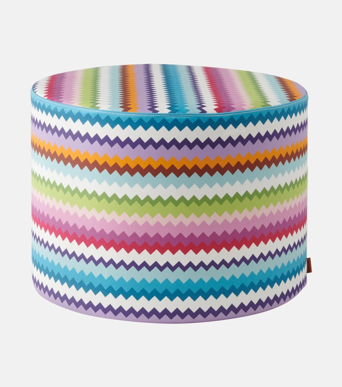 Missoni - Riverbero Zigzag cotton canvas pouf