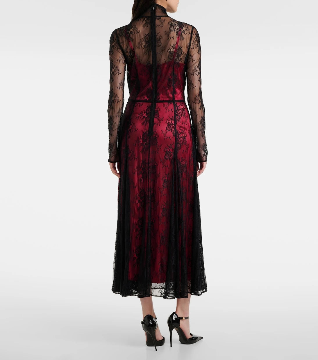 Dolce&Gabbana - Floral lace midi dress