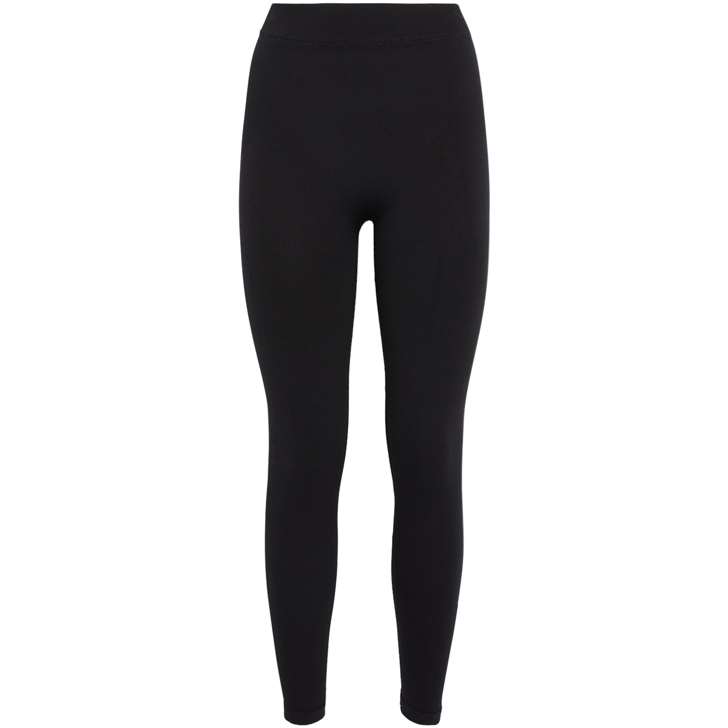 Falke Black Seamless Shaping Leggings