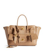 Brown Leather Bel Air Carry All Tote Bag