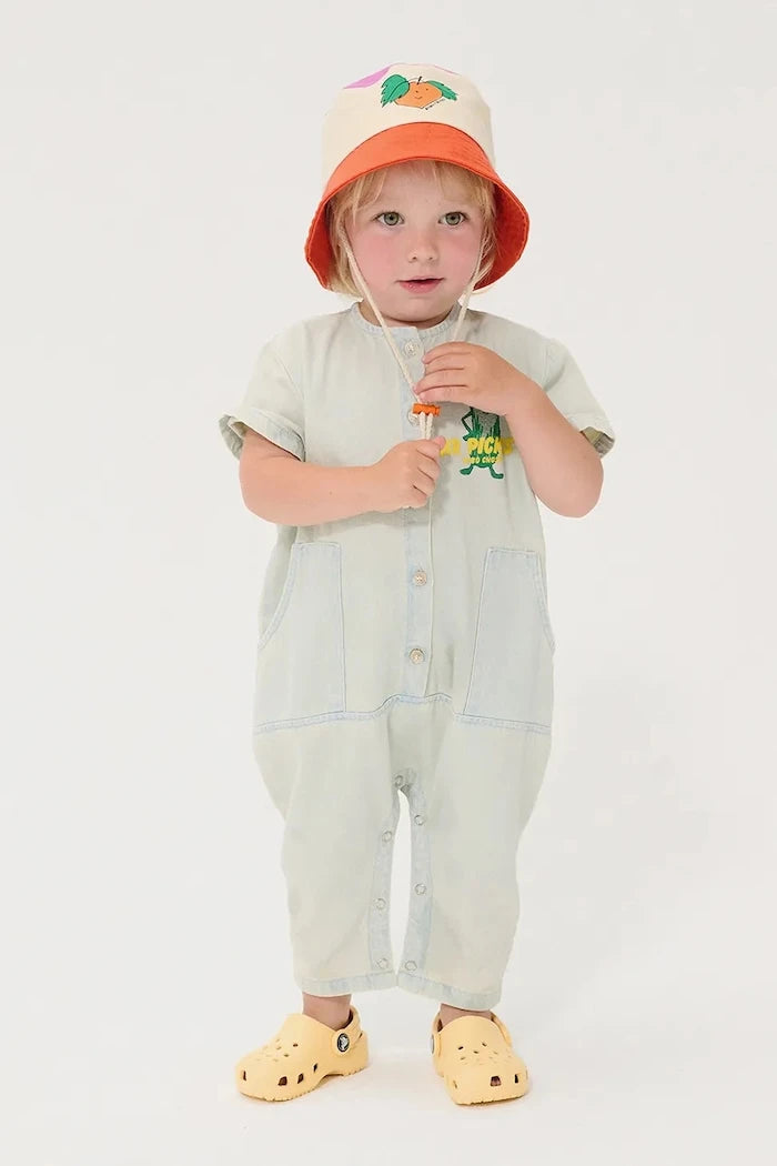 Детска памучна капела Bobo Choses Tangerine