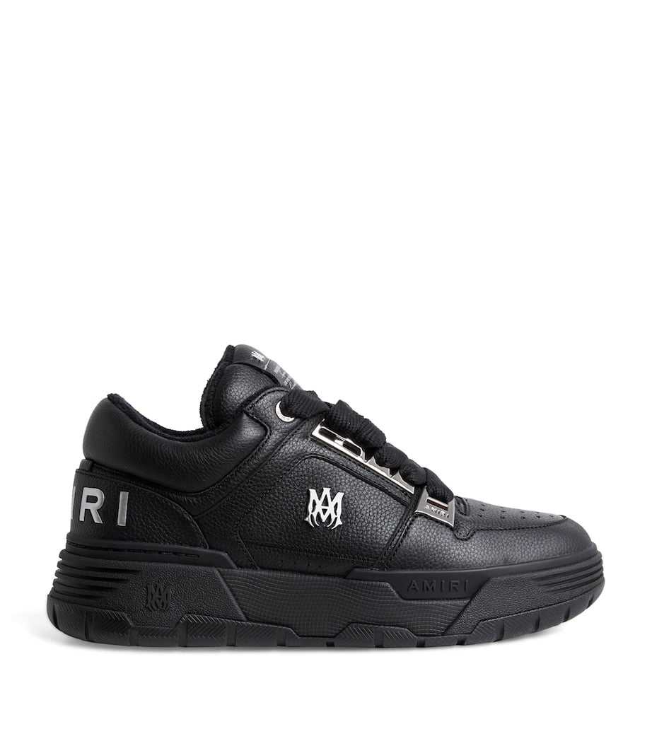 Leather MA-1 Sneakers BLACK