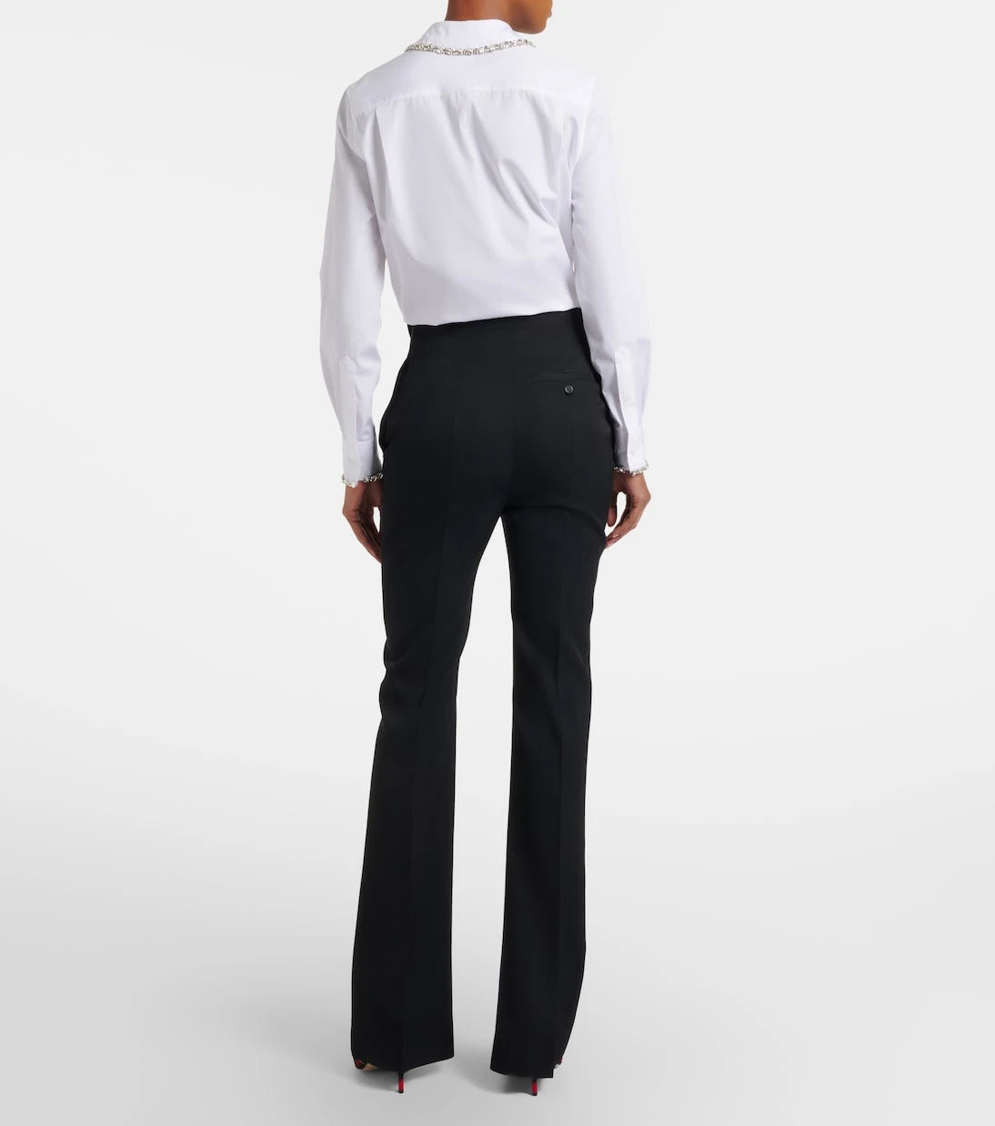 McQueen - Wool bootcut pants