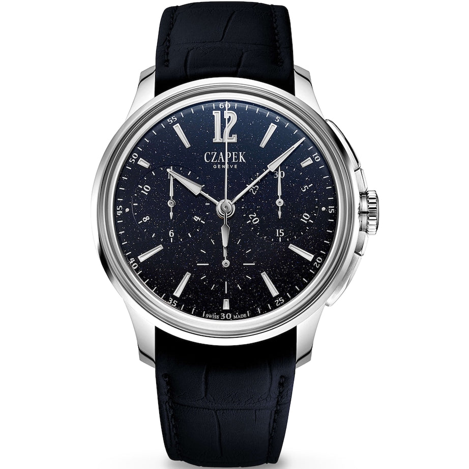 Stainless Steel Faubourg de Cracovie Aventurine Watch 41.5mm