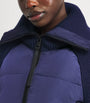 Canada Goose Navy Knitted HyBridge Astoria Jacket