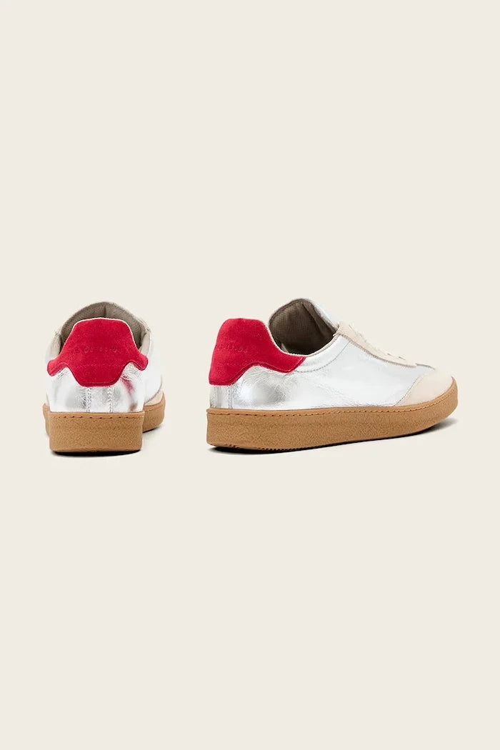 Кожени маратонки AllSaints Thelma Met Sneaker